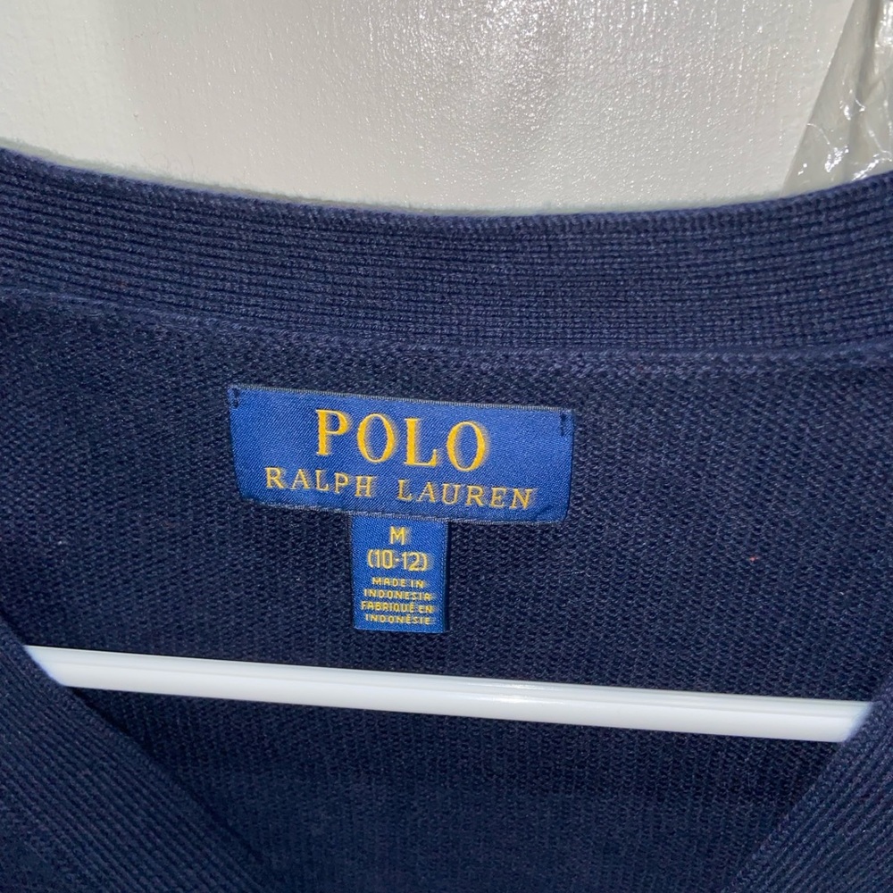 Polo Ralph Lauren Boys Preppy V-Neck Sweater - Picture 3 of 3